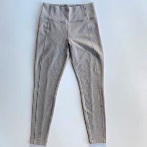 Athleta Delancey Herringbone Tan Tight Leggings Size Small-Like New